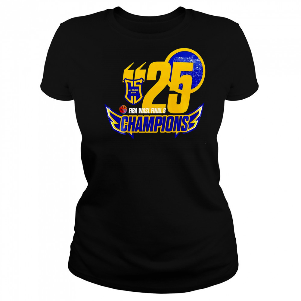 2025 Al Riyadi Fiba Wasl Final 8 Champions shirt Women's T-shirt