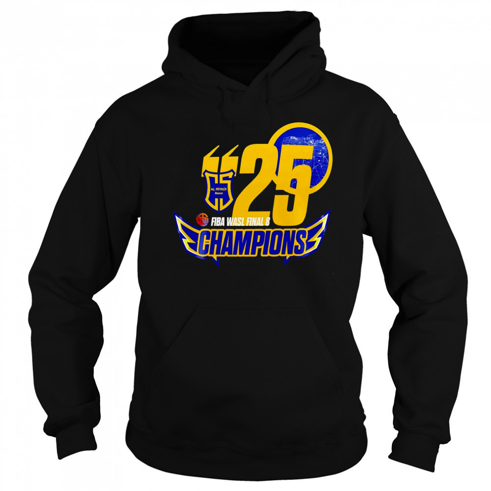 2025 Al Riyadi Fiba Wasl Final 8 Champions shirt Sweatshirt