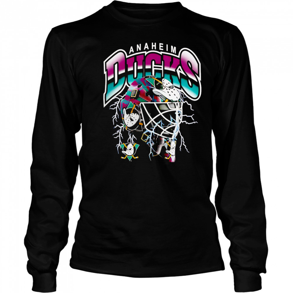 Anaheim Ducks Crease Lightning shirt Long Sleeved