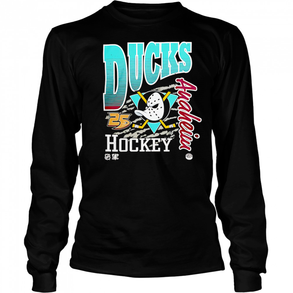 Anaheim Ducks Mitchell & Ness NHL Graphic Vintage 2025 shirt Long Sleeved