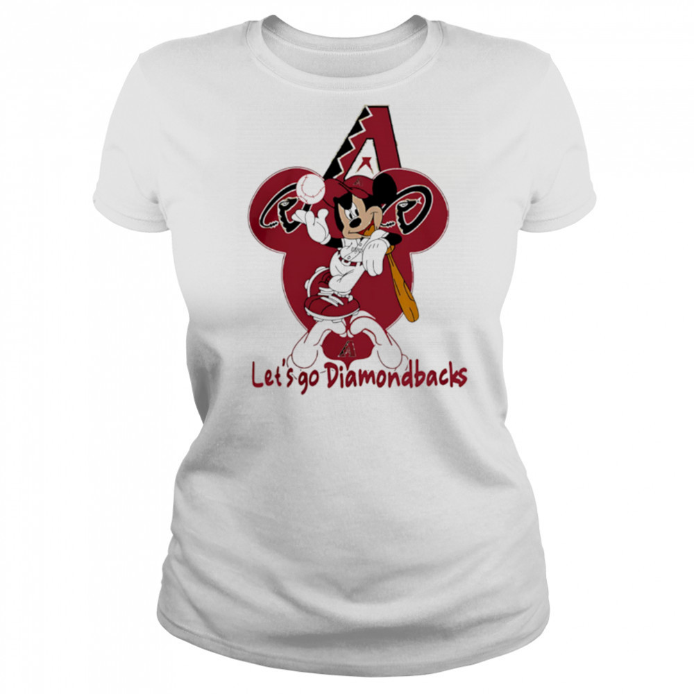 Arizona Diamondbacks Mickey Mouse Love Let’s Go Diamondbacks shirt Women's T-shirt