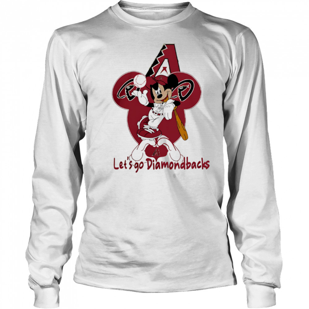 Arizona Diamondbacks Mickey Mouse Love Let’s Go Diamondbacks shirt Long Sleeved