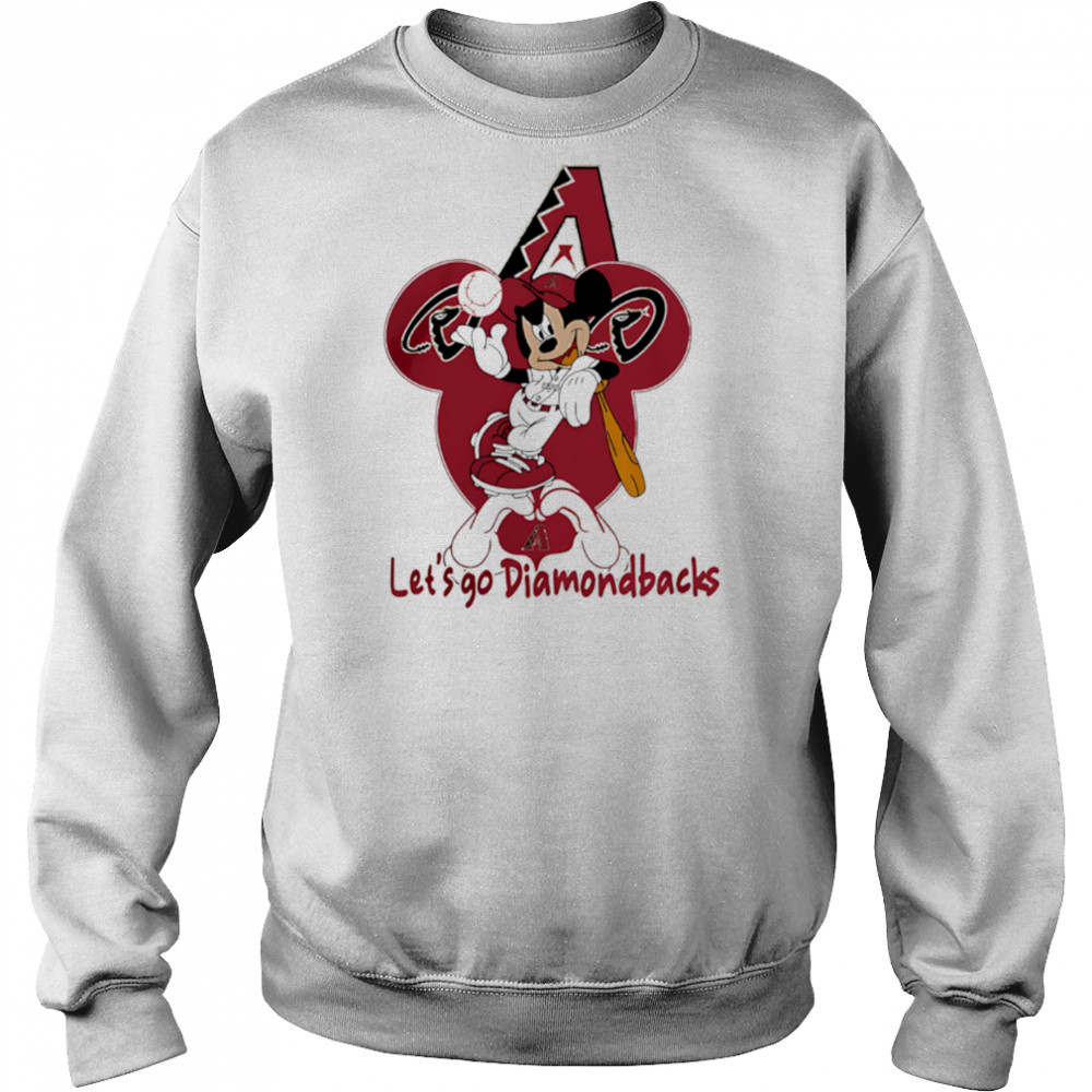 Arizona Diamondbacks Mickey Mouse Love Let’s Go Diamondbacks shirt Hoodie