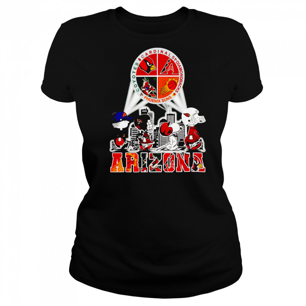 Arizona Sports Shop Snoopy Arizona Coyotes Arizona Cardinals Phoenix Suns Arizona Diamondbacks shirt Women's T-shirt