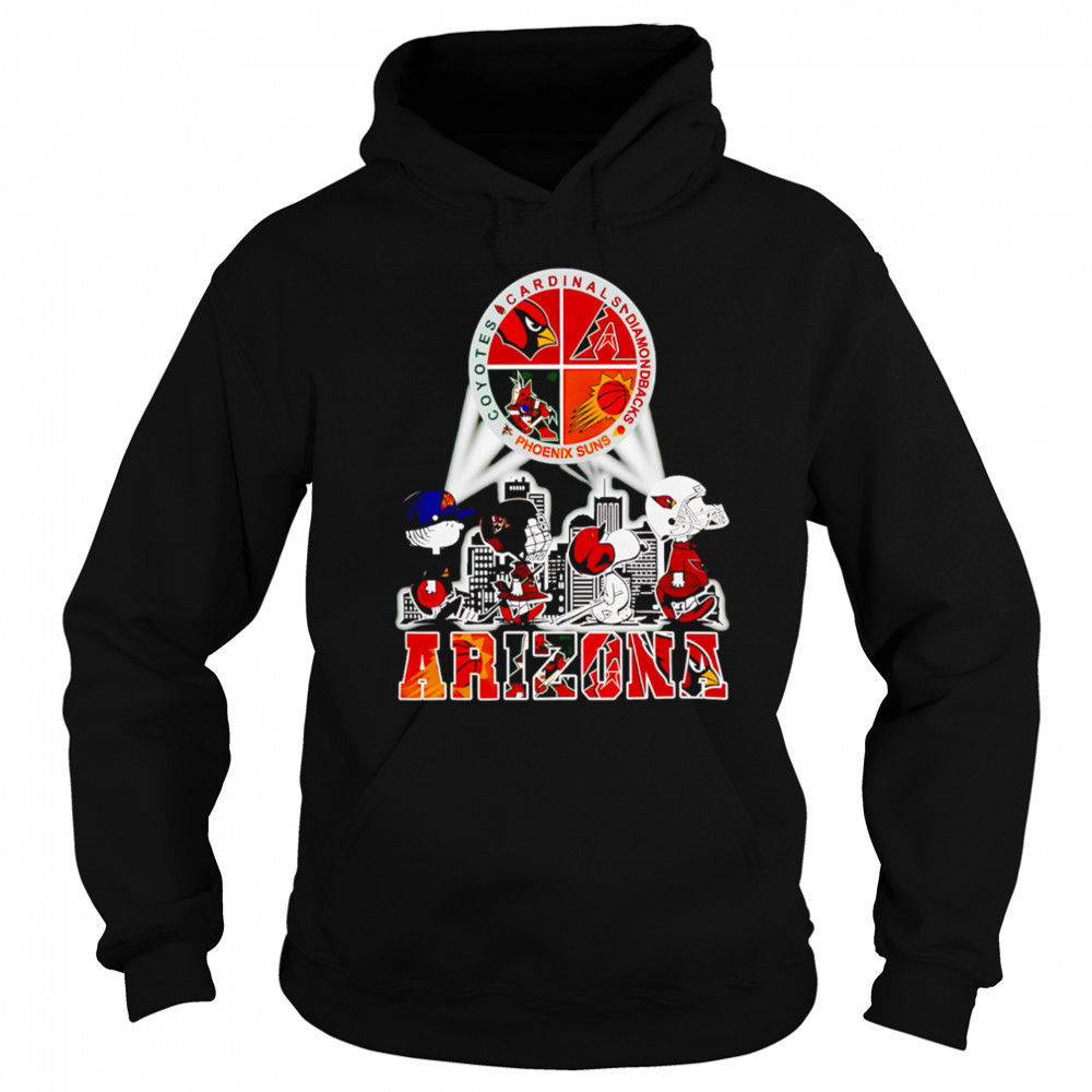 Arizona Sports Shop Snoopy Arizona Coyotes Arizona Cardinals Phoenix Suns Arizona Diamondbacks shirt Sweatshirt