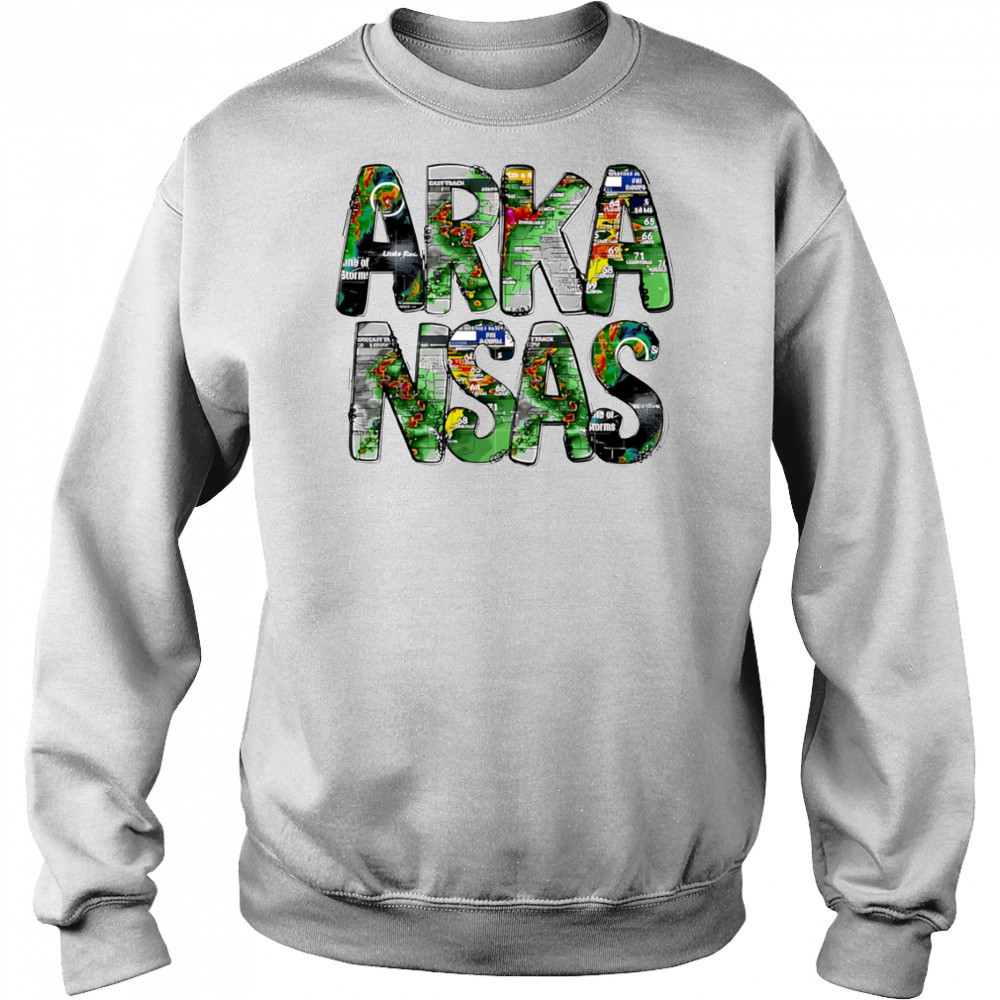 Arkansas Big letter shirt Hoodie