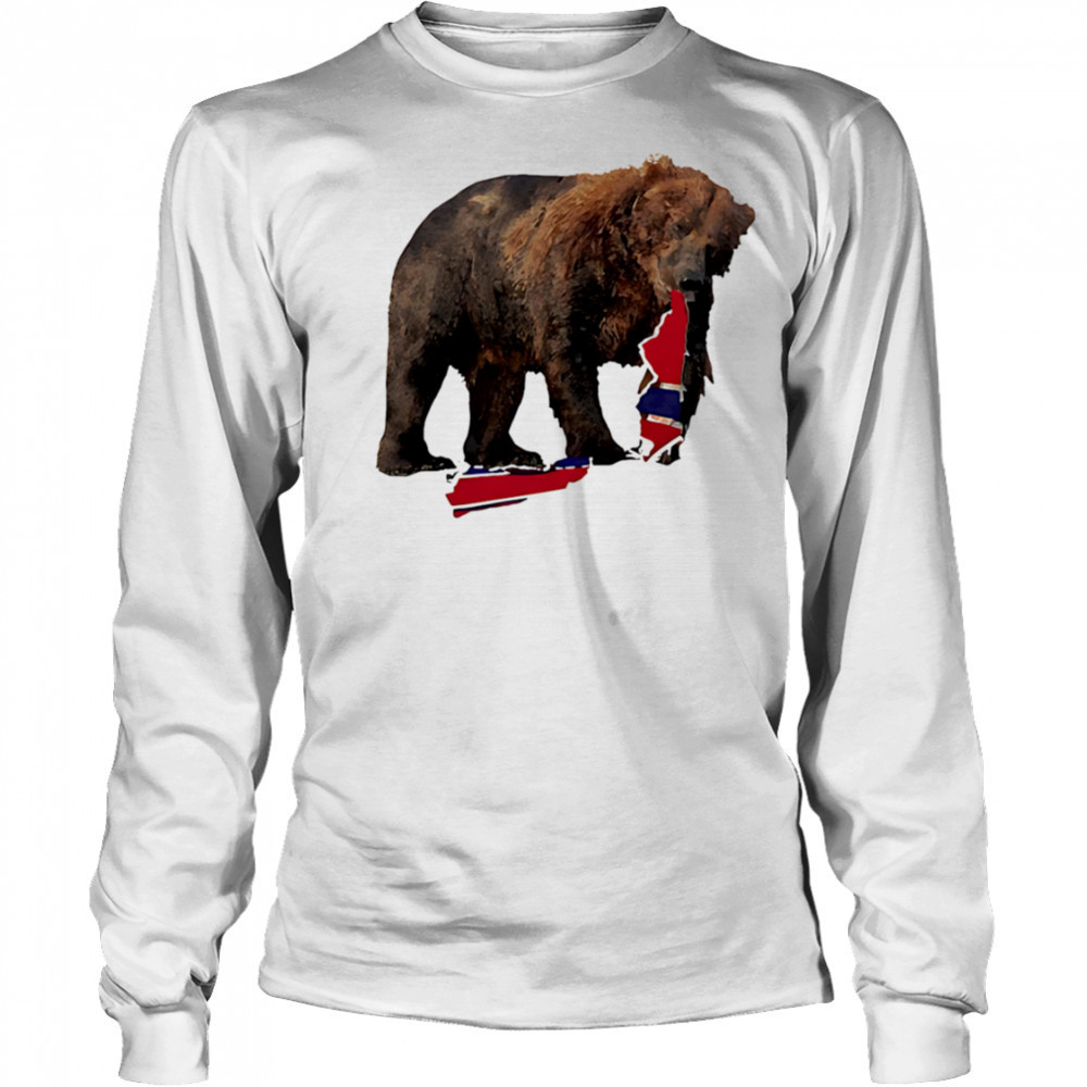 Awesome Bear Bruin Hockey Boston shirt Long Sleeved