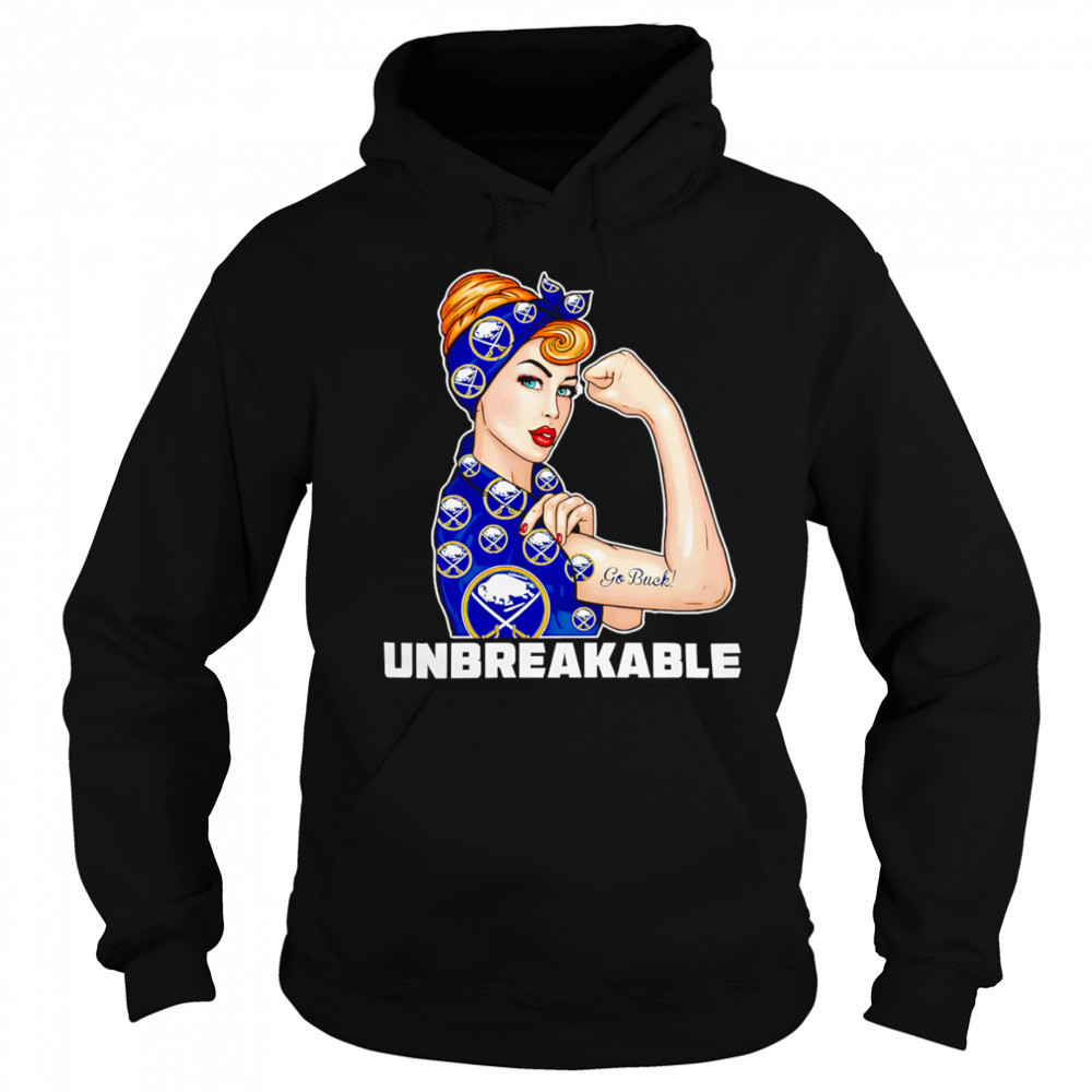 Beautiful Girl Unbreakable Go Buffalo Sabres Logo shirt Sweatshirt