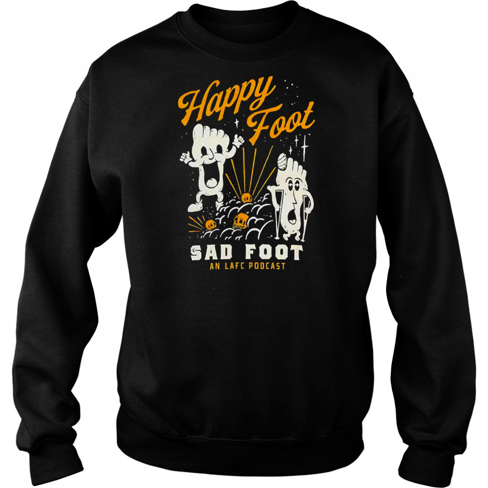 Biker Hand Drawn happy foot sad foot shirt Hoodie