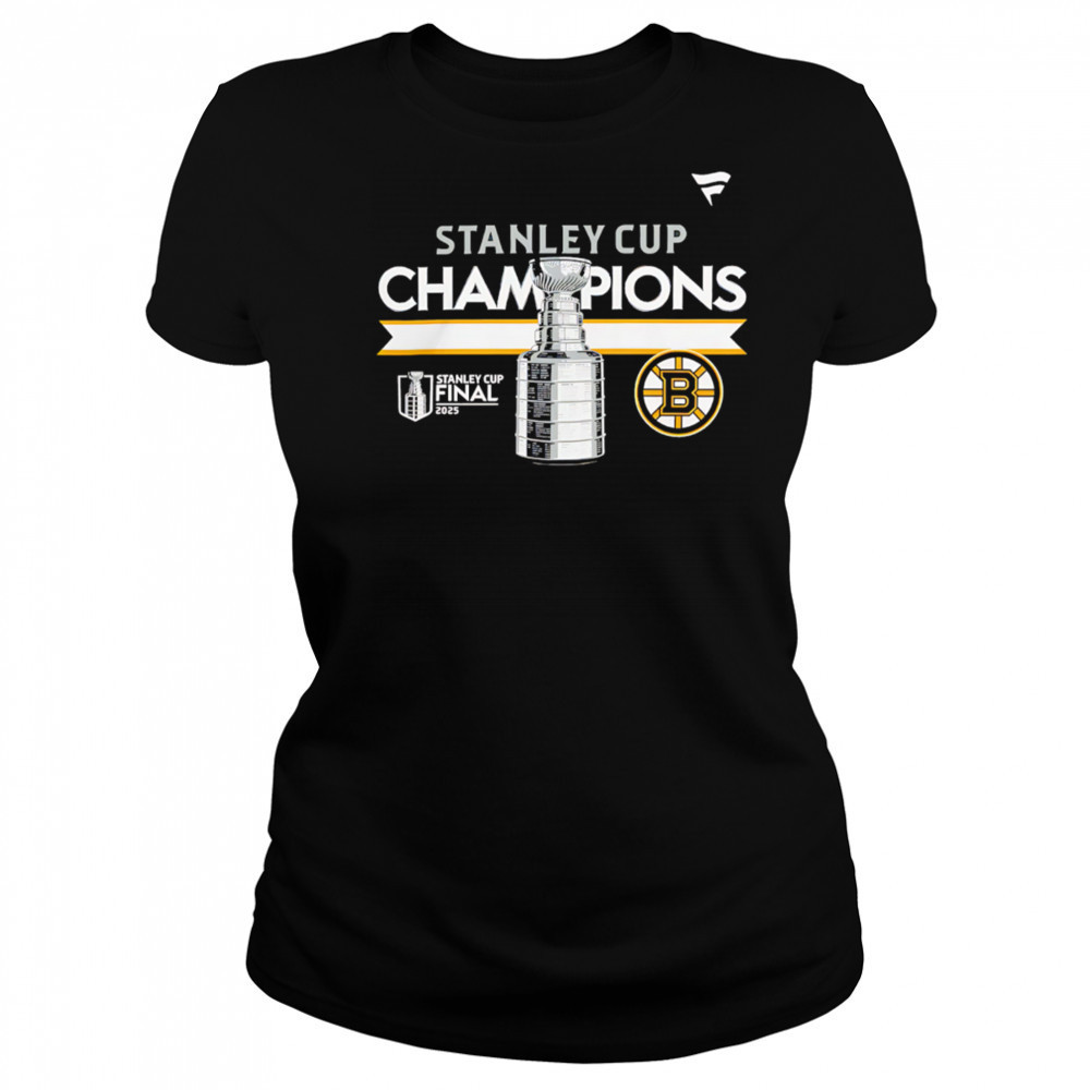 Boston Bruins NHL 2025 Stanley Cup Victory shirt Women's T-shirt