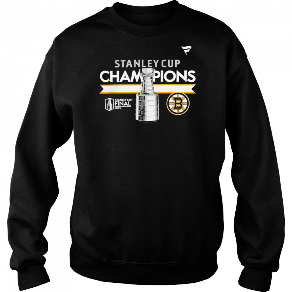 Boston Bruins NHL 2025 Stanley Cup Victory shirt Hoodie