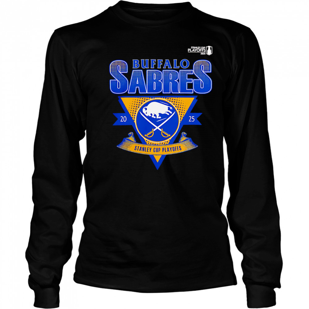 Buffalo Sabres 2025 Stanley Cup Playoff Participant Crease shirt Long Sleeved