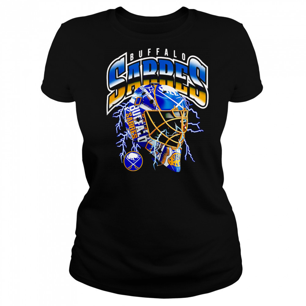 Buffalo Sabres Crease Lightning helmet shirt Women's T-shirt