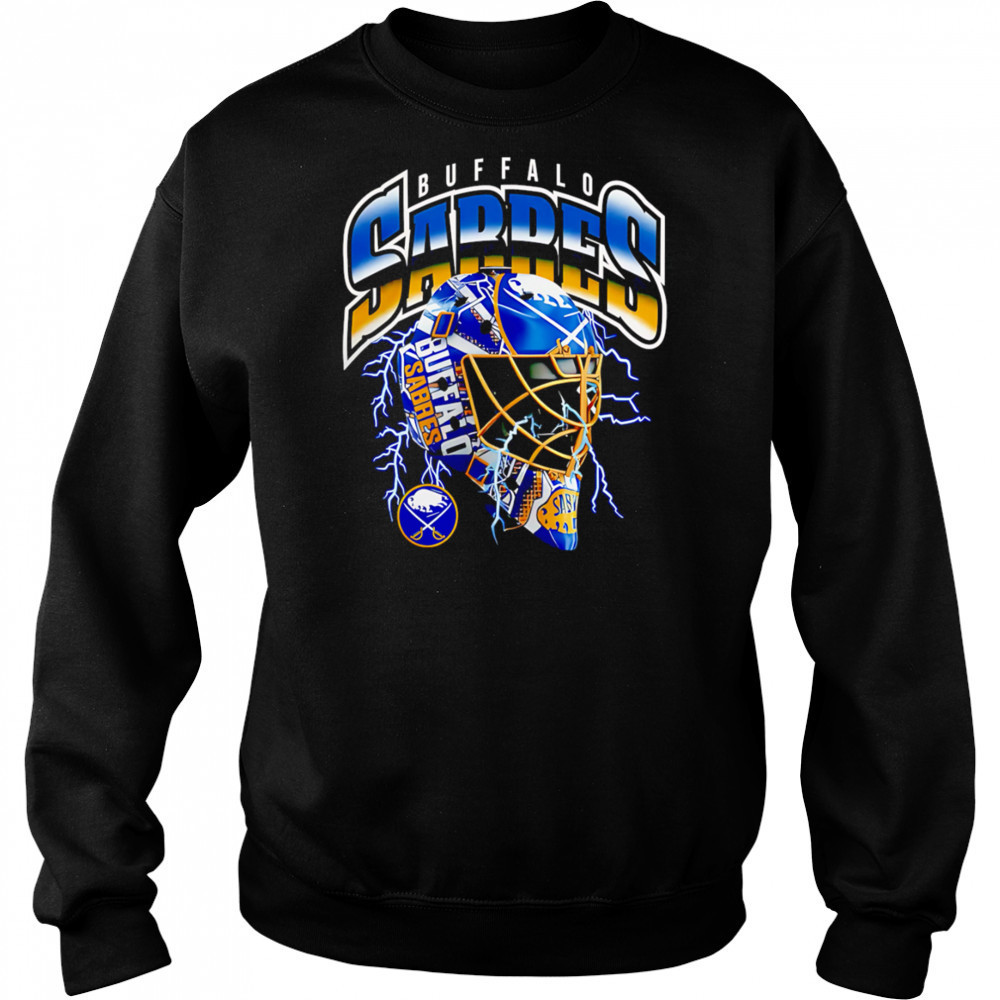 Buffalo Sabres Crease Lightning helmet shirt Hoodie