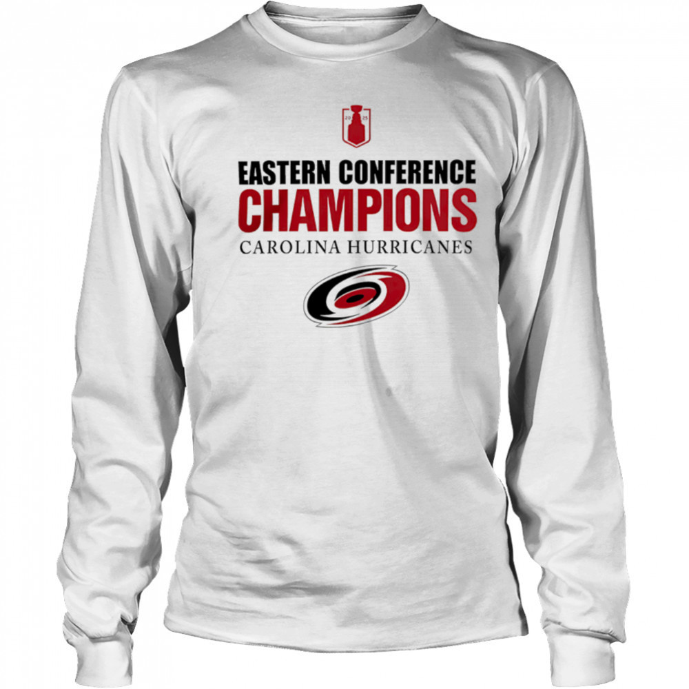 Carolina Hurricanes 2025 Eastern Conference Champions NHL Playoffs shirt Long Sleeved