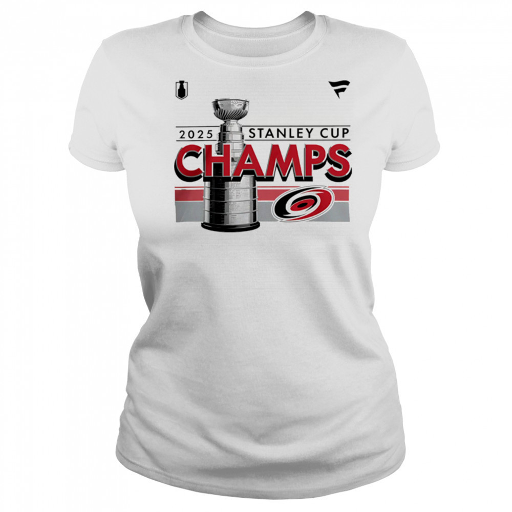 Carolina Hurricanes 2025 Stanley Cup Nhl Champions Locker Room shirt Women's T-shirt