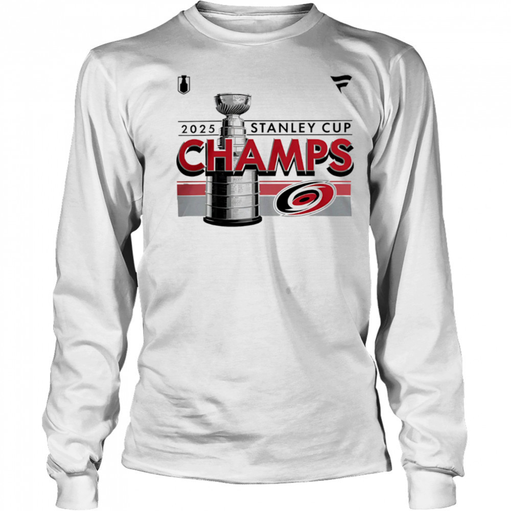 Carolina Hurricanes 2025 Stanley Cup Nhl Champions Locker Room shirt Long Sleeved