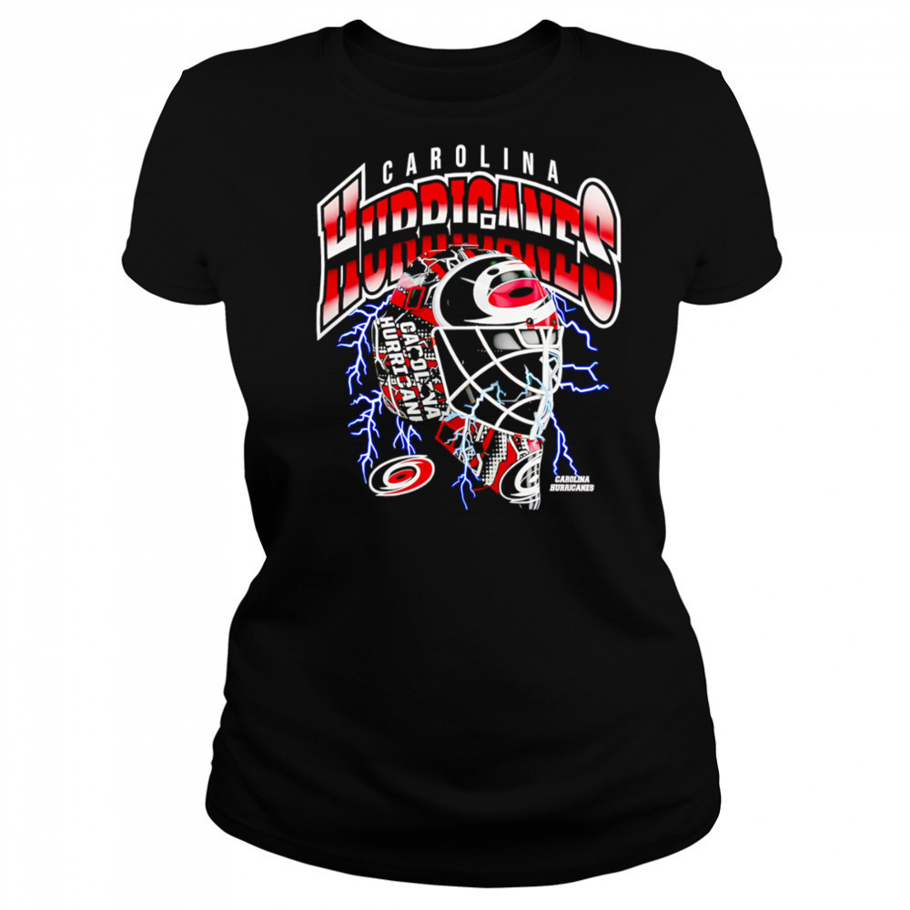 Carolina Hurricanes Crease Lightning helmet shirt Women's T-shirt