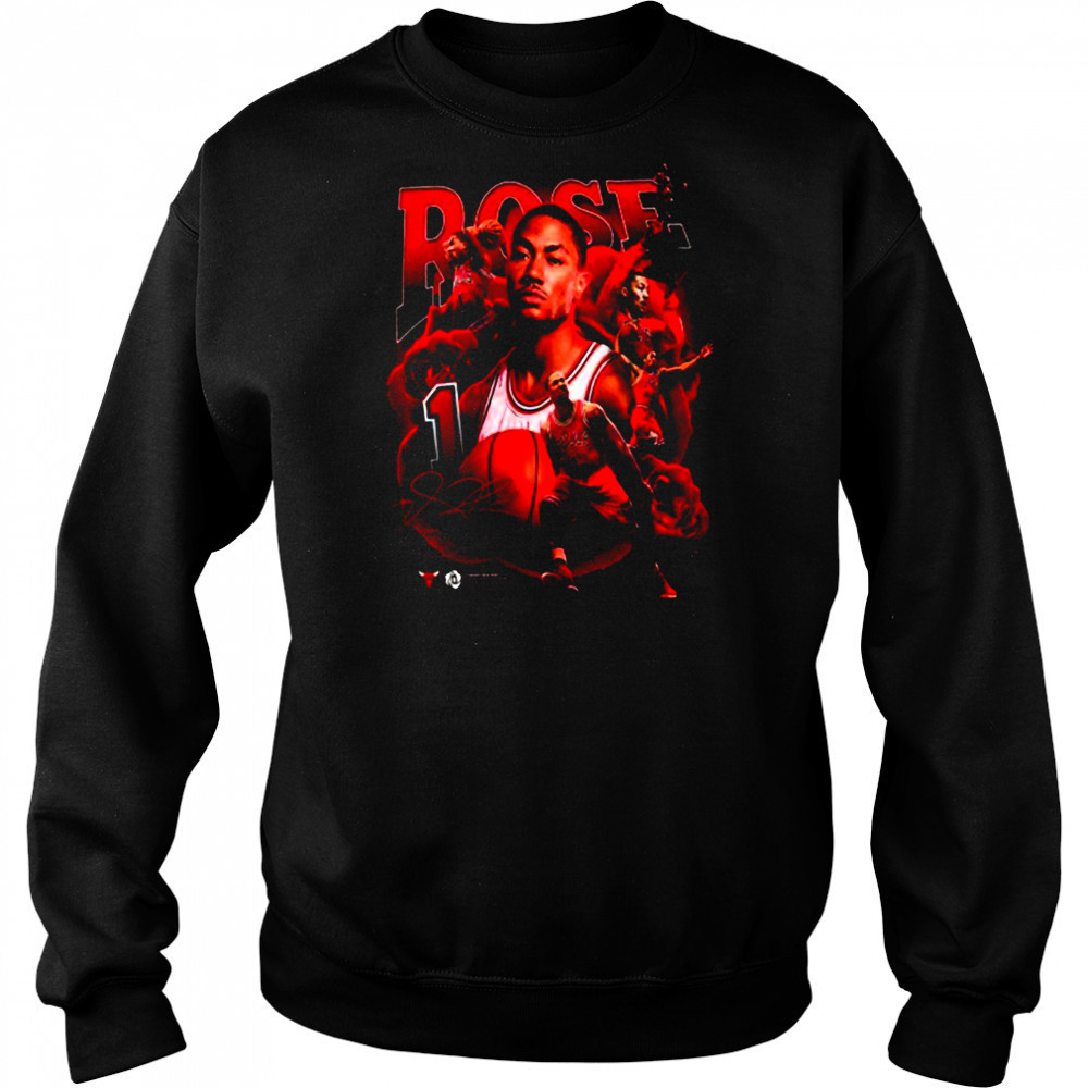 Chicago Bulls Derrick Rose Night Shirt Hoodie