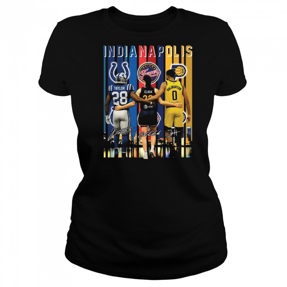 Clark Taylor Haliburton Indianapolis Signature 2025 Shirt Women's T-shirt