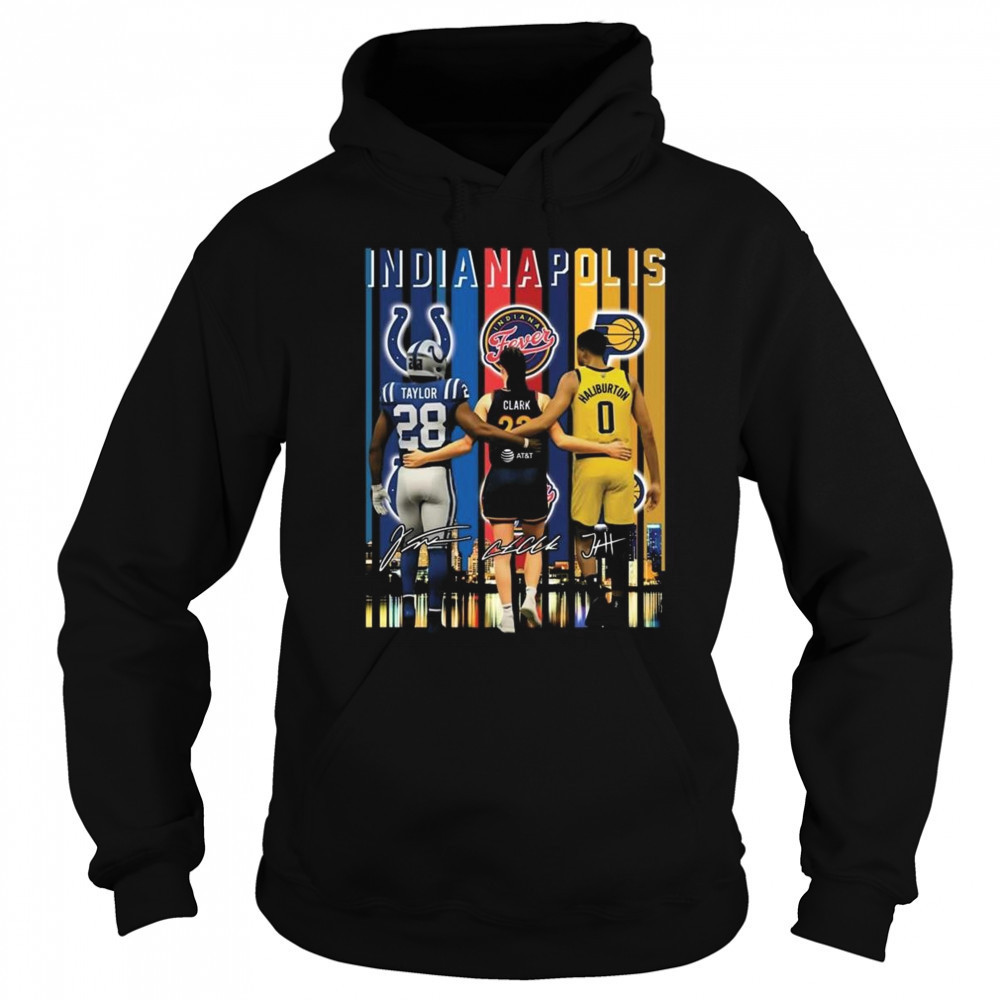 Clark Taylor Haliburton Indianapolis Signature 2025 Shirt Sweatshirt