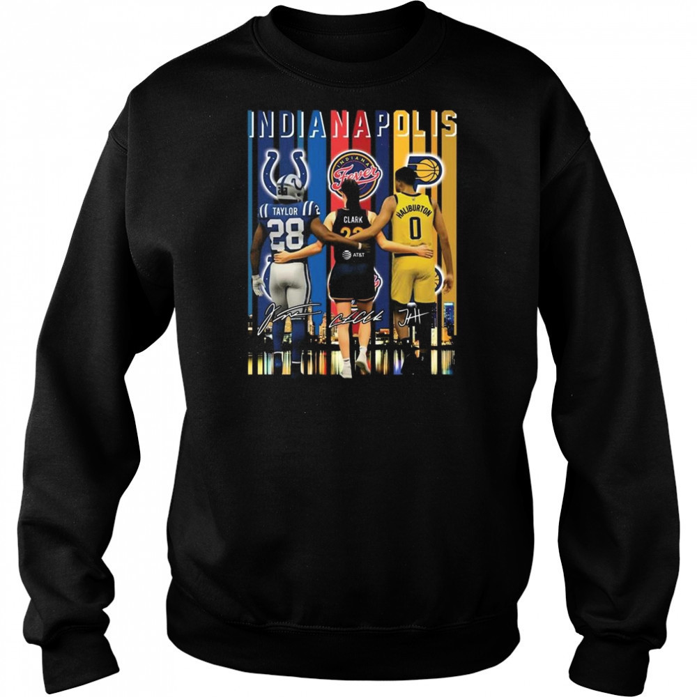 Clark Taylor Haliburton Indianapolis Signature 2025 Shirt Hoodie