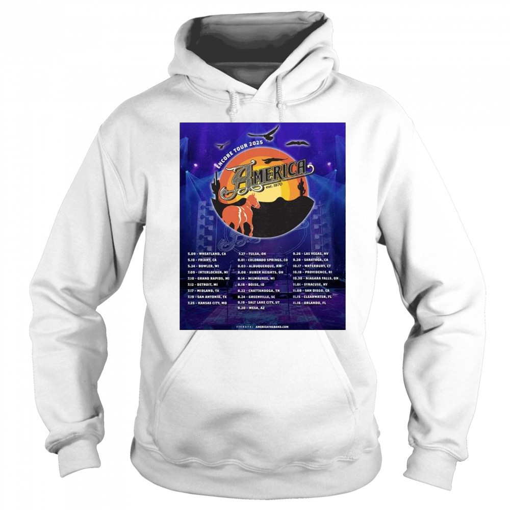 Encore Tour 2025 America est. 1970 Bowler, WI on Saturday May 24 t-shirt Sweatshirt