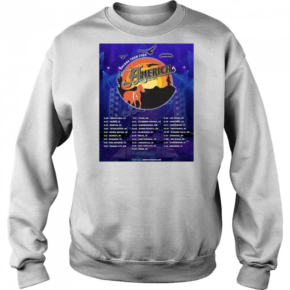 Encore Tour 2025 America est. 1970 Bowler, WI on Saturday May 24 t-shirt Hoodie