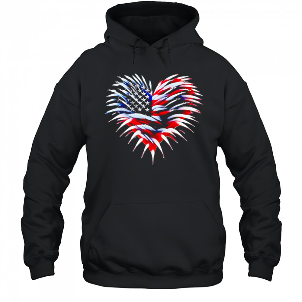 Heart hedgehog shirt Hoodie