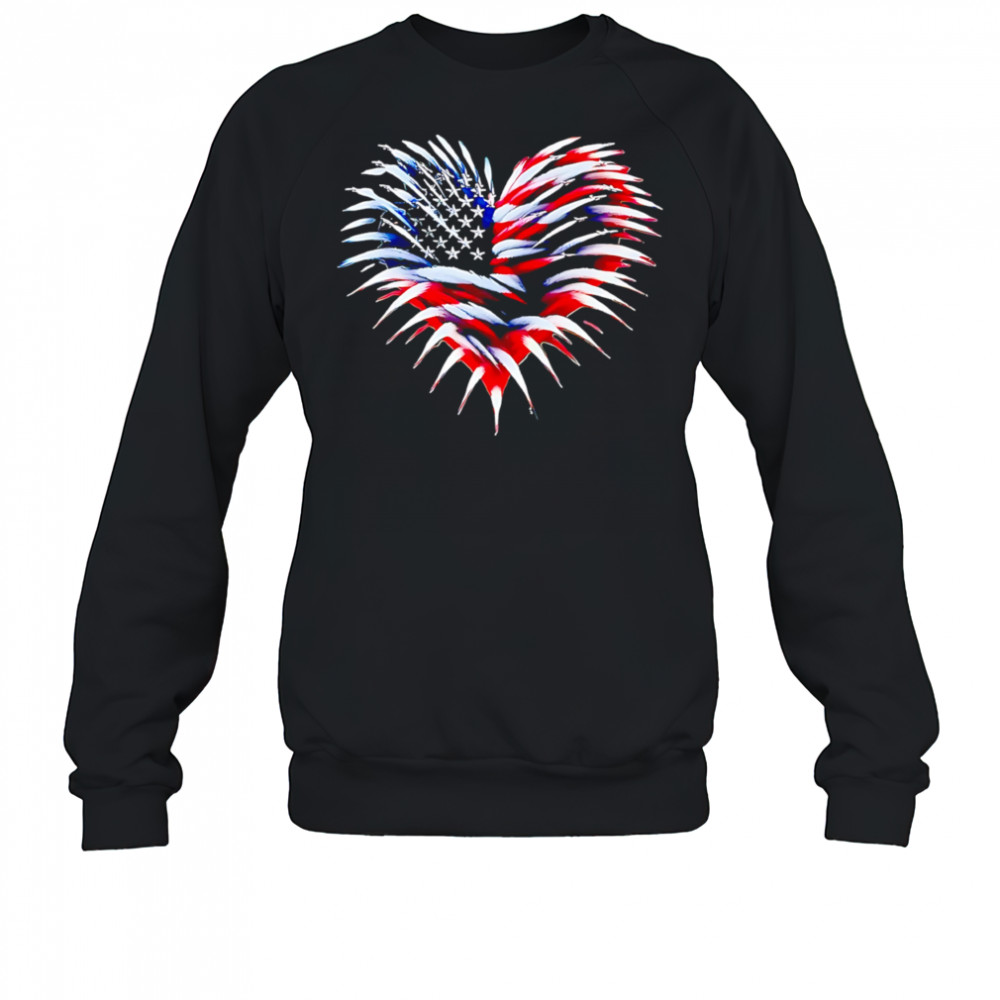 Heart hedgehog shirt Sweatshirt