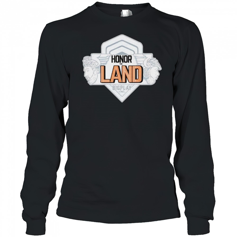 Honor the land Cleveland Guardians shirt Long Sleeved
