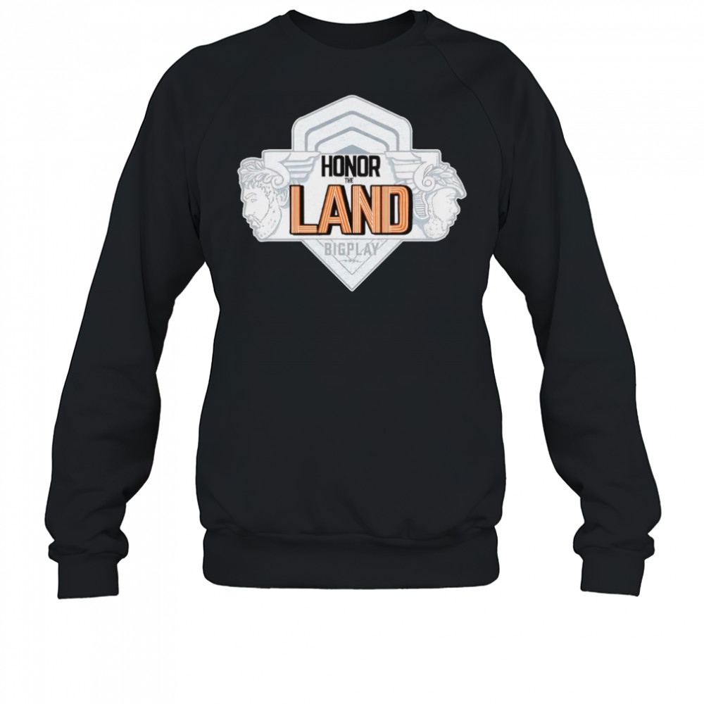 Honor the land Cleveland Guardians shirt Sweatshirt