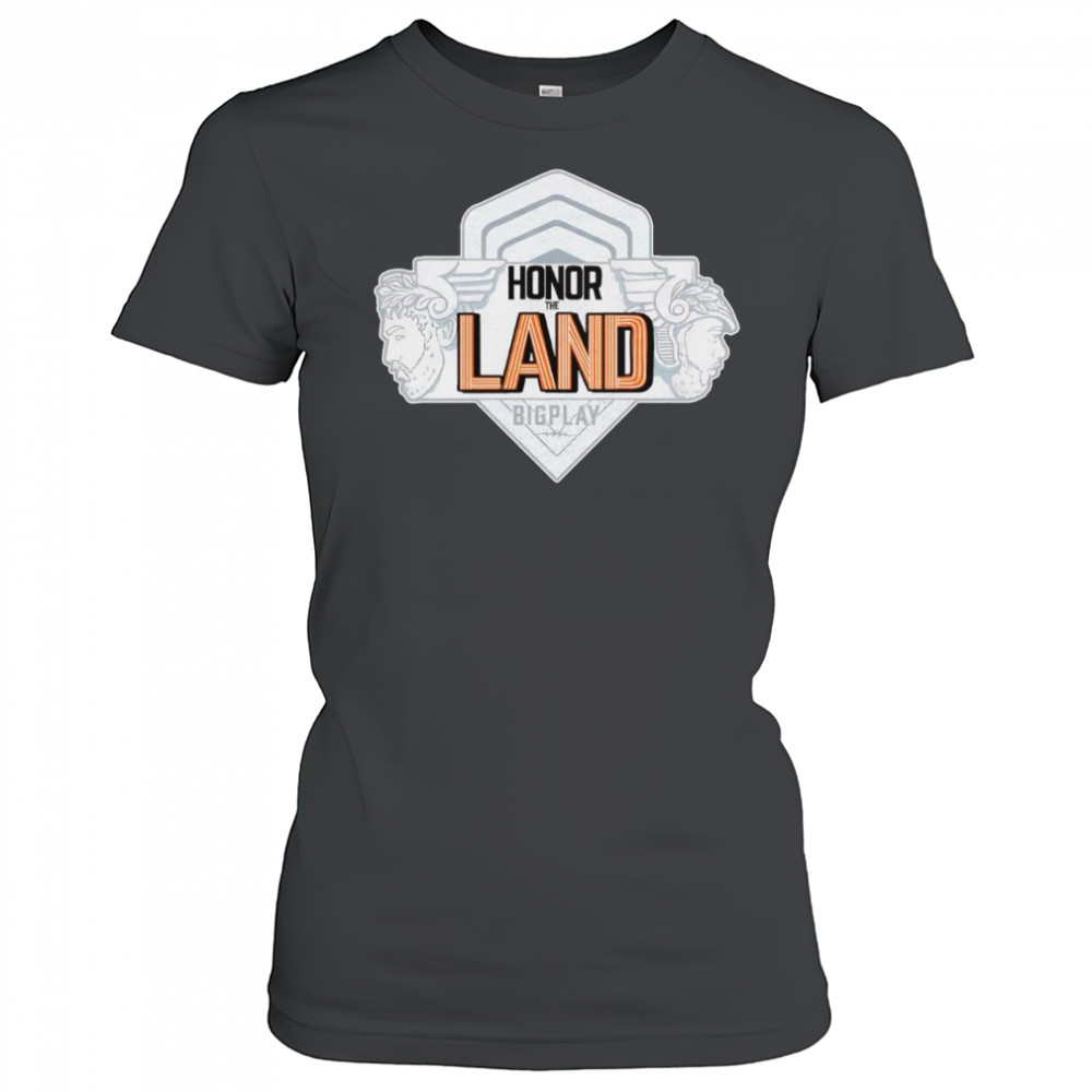 Honor the land Cleveland Guardians shirt Women's T-shirt