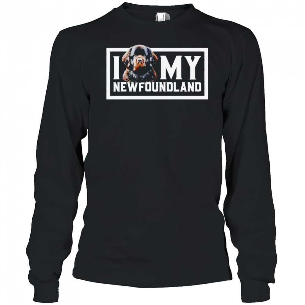 I Dog My Newfoundland shirt Long Sleeved