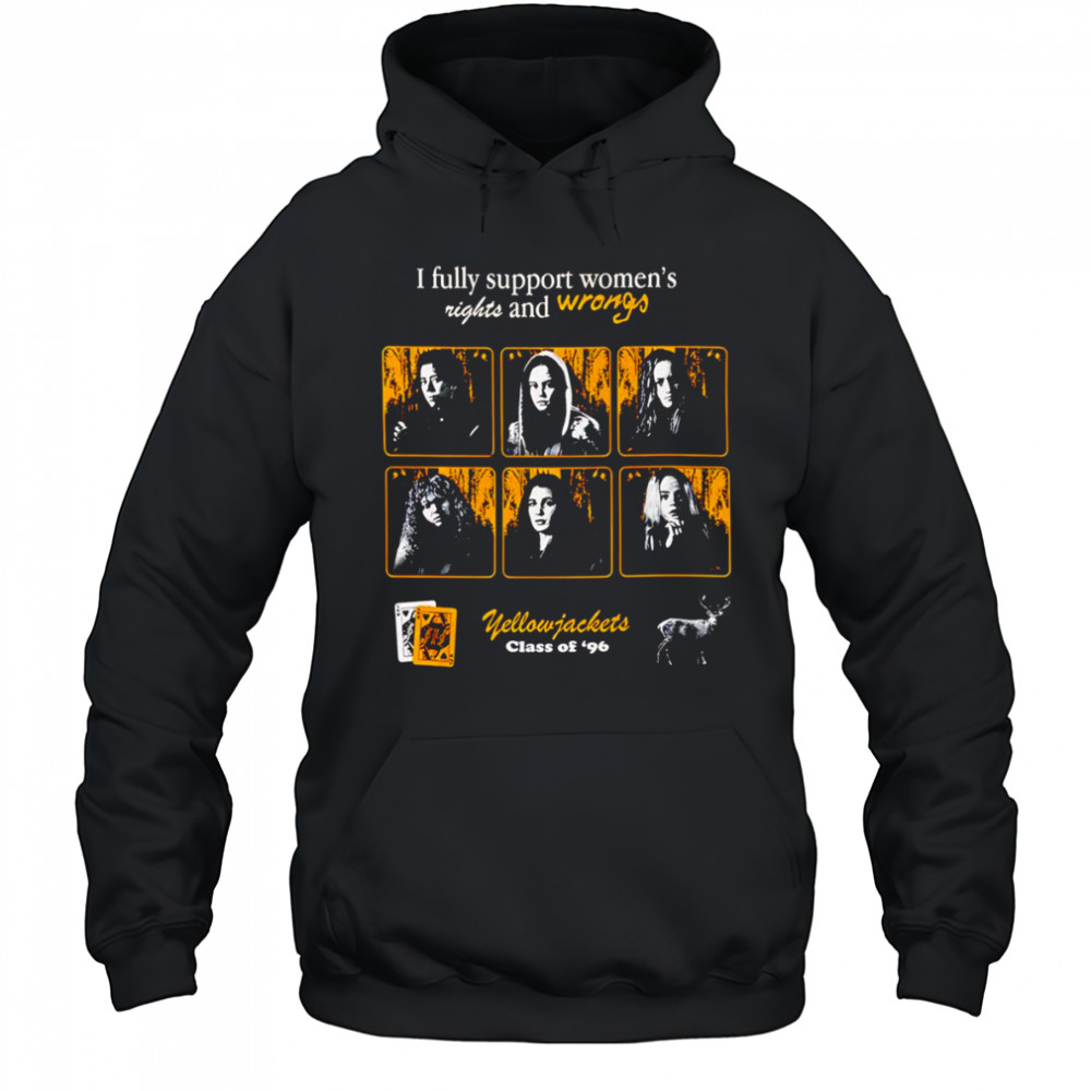 I fully support women’s rights and wrongs shirt Hoodie