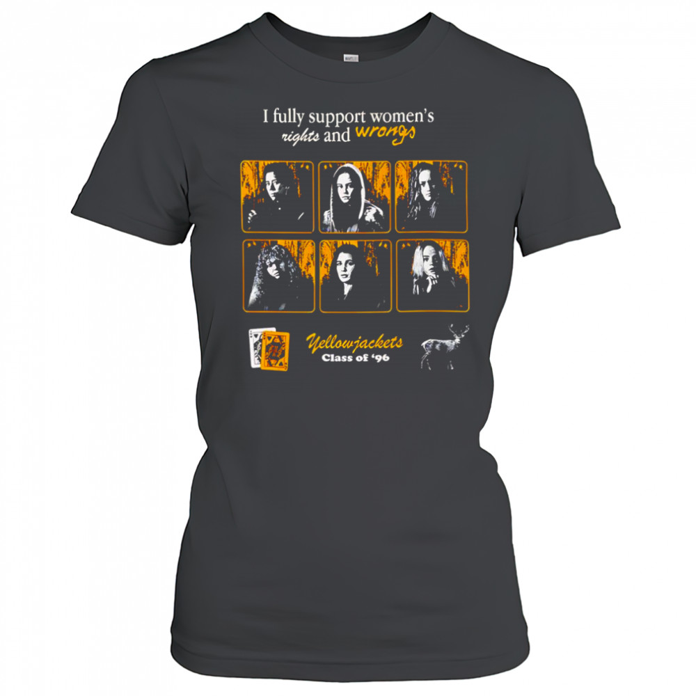 I fully support women’s rights and wrongs shirt Women's T-shirt
