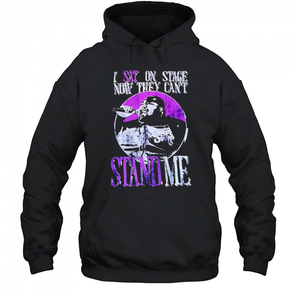I sat on stage now they can’t stand me shirt Hoodie