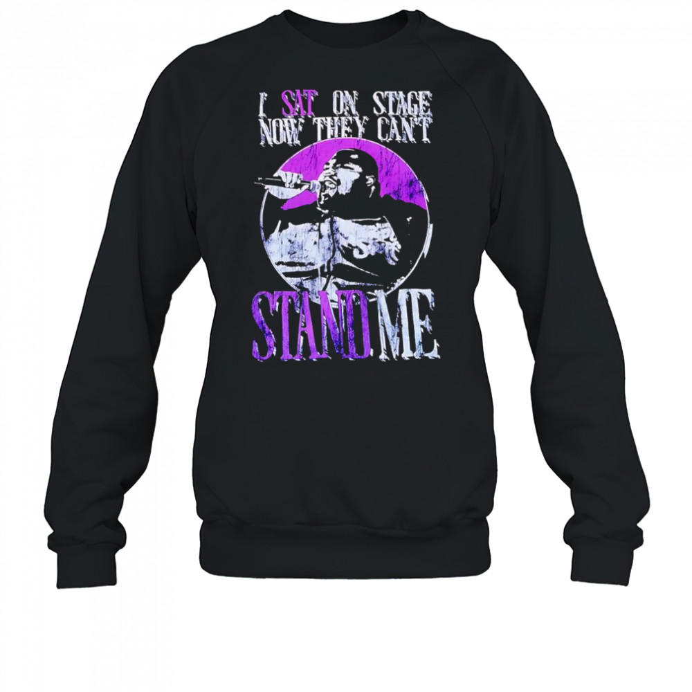 I sat on stage now they can’t stand me shirt Sweatshirt