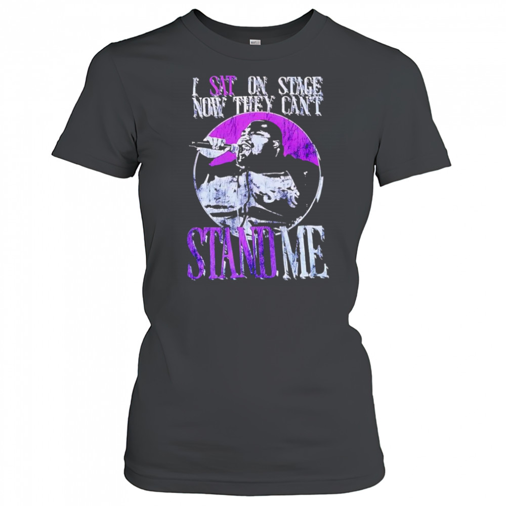 I sat on stage now they can’t stand me shirt Women's T-shirt