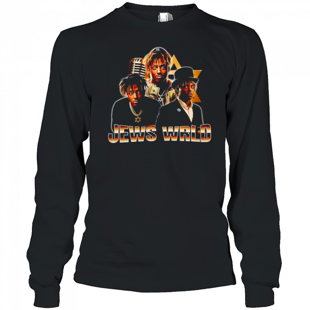 Jews WRLD graphic shirt Long Sleeved