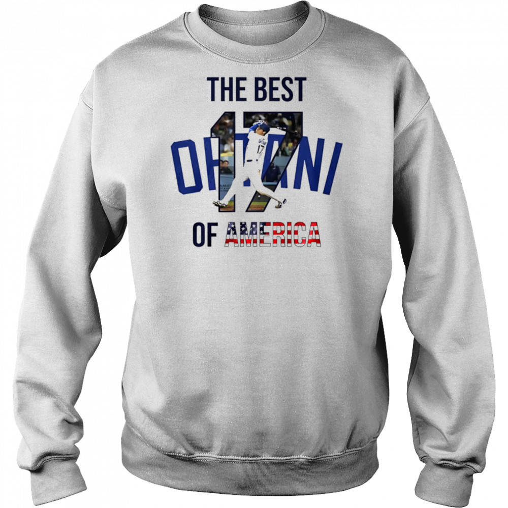 Los Angeles Dodgers Shohei Ohtani The Best 17 Of America 2025 shirt Hoodie