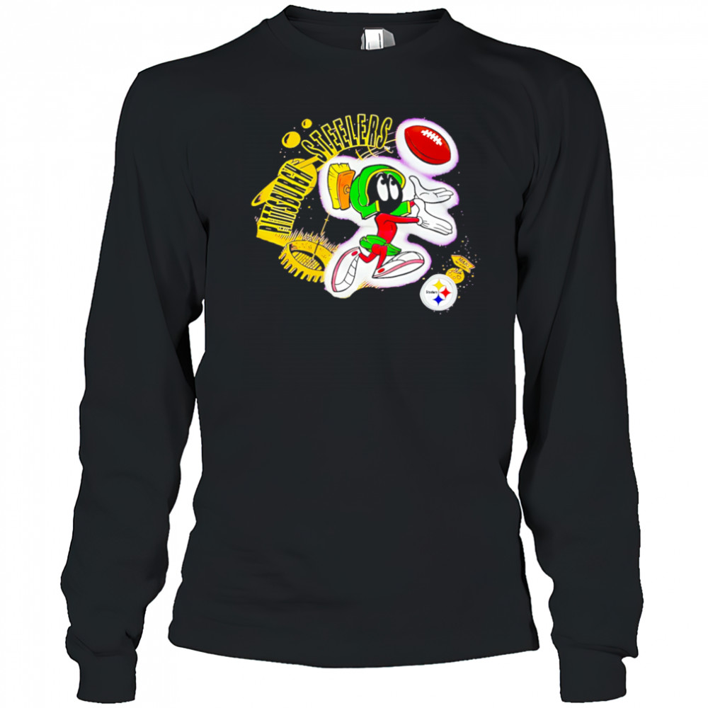 Marvin the Martian Pittsburgh Steelers shirt Long Sleeved