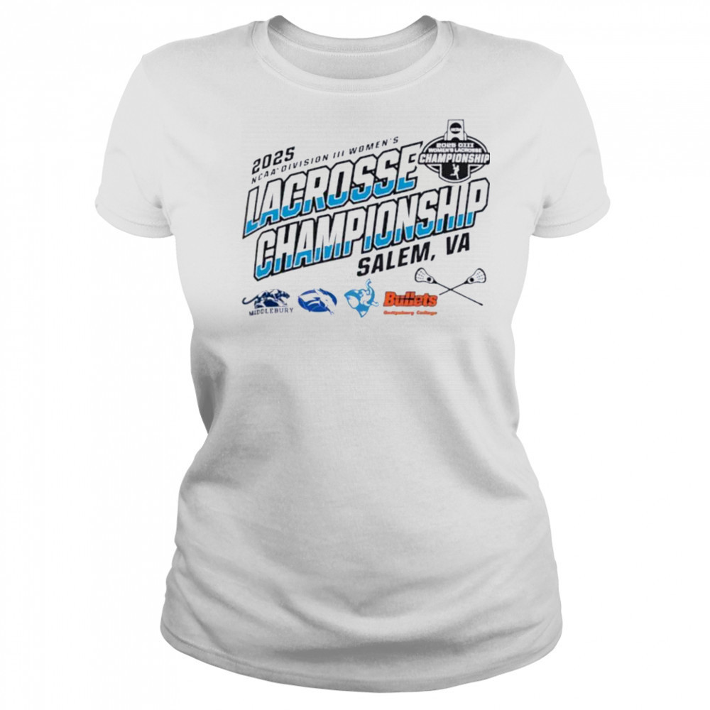 Middlebury Colby Mules Tufts University Gettysburg NCAA DIII Women’s Lacrosse Championship 2025 shirt Women's T-shirt
