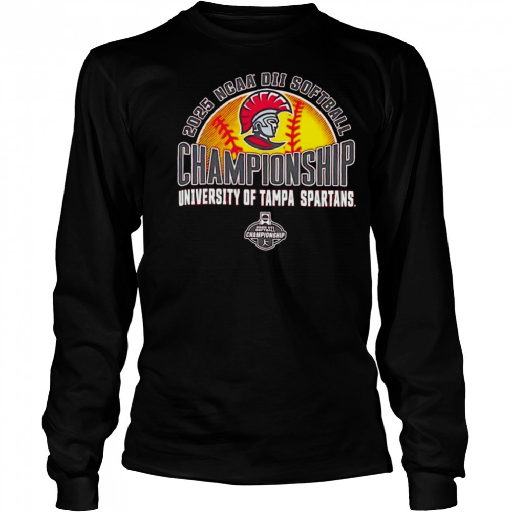 NCAA DII Softball Championship University of Tampa Spartans 2025 shirt Long Sleeved