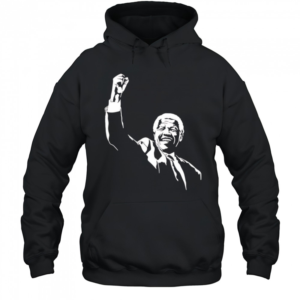 Nelson Mandela raise hand shirt Hoodie