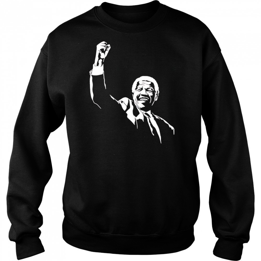 Nelson Mandela raise hand shirt Hoodie