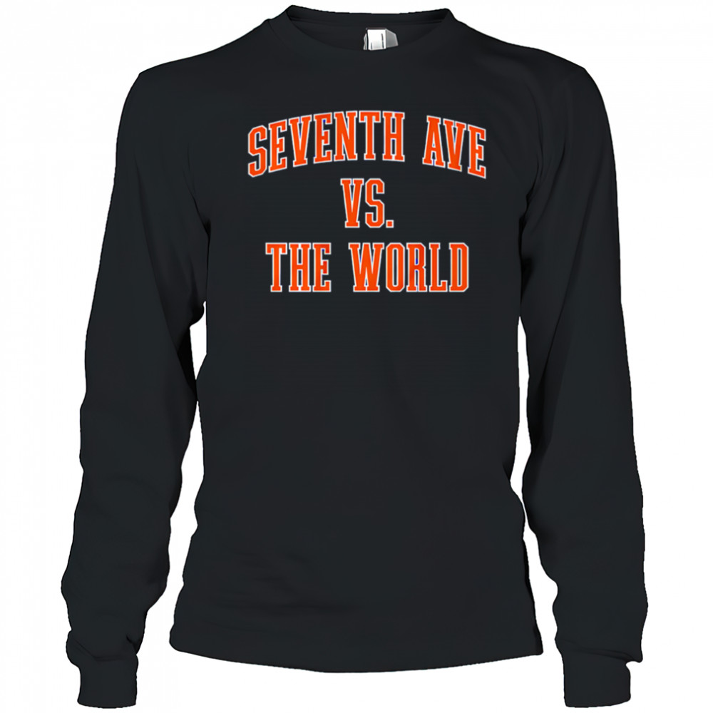 New York Basketball Seventh Ave vs the World shirt Long Sleeved