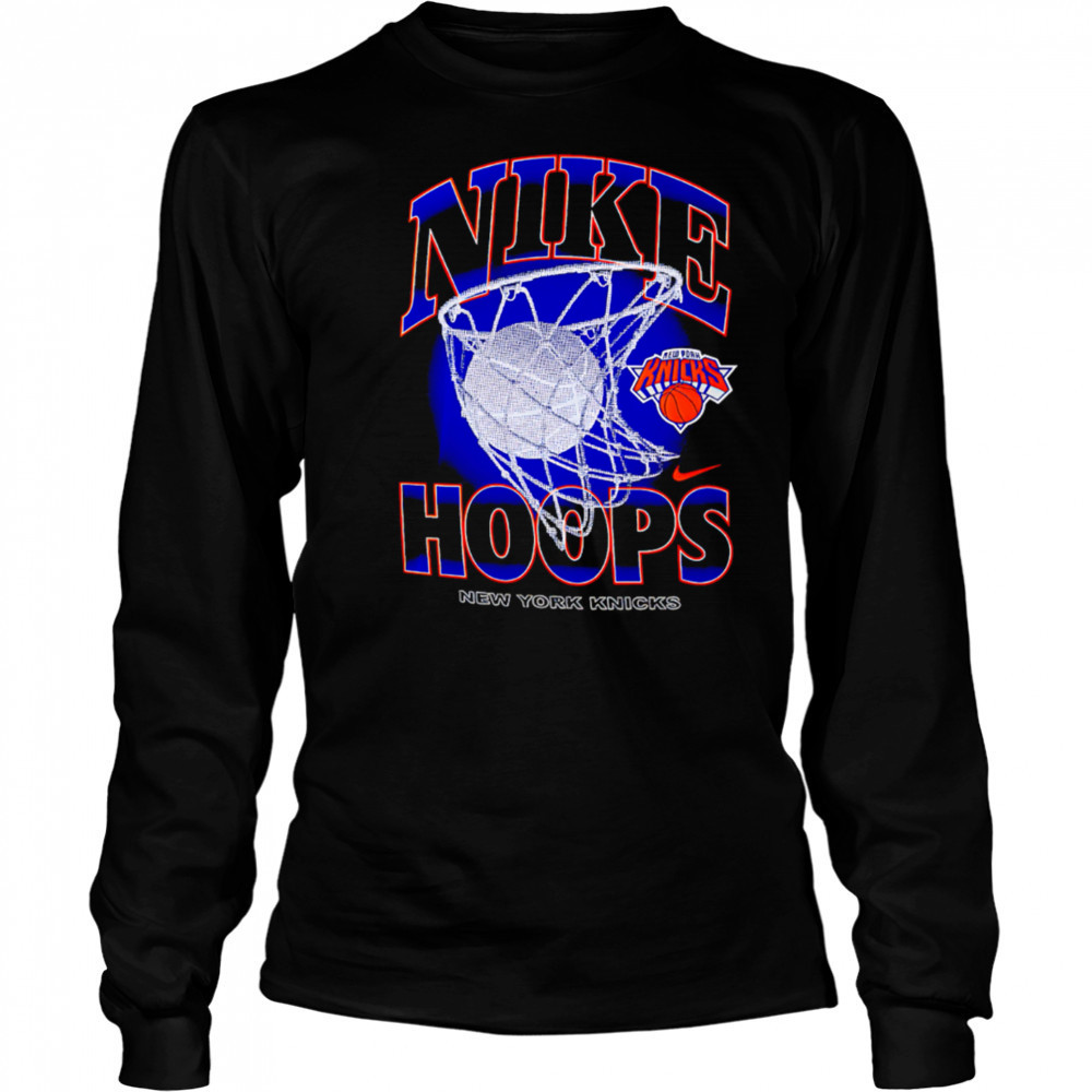 New York Knicks Courtside Nike Hoops shirt Long Sleeved