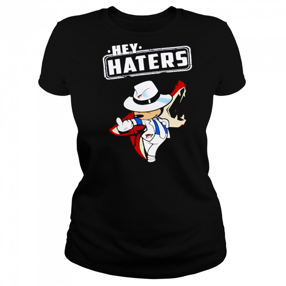 NHL Hey Haters Mickey Hockey Sports Arizona Coyotes shirt Women's T-shirt