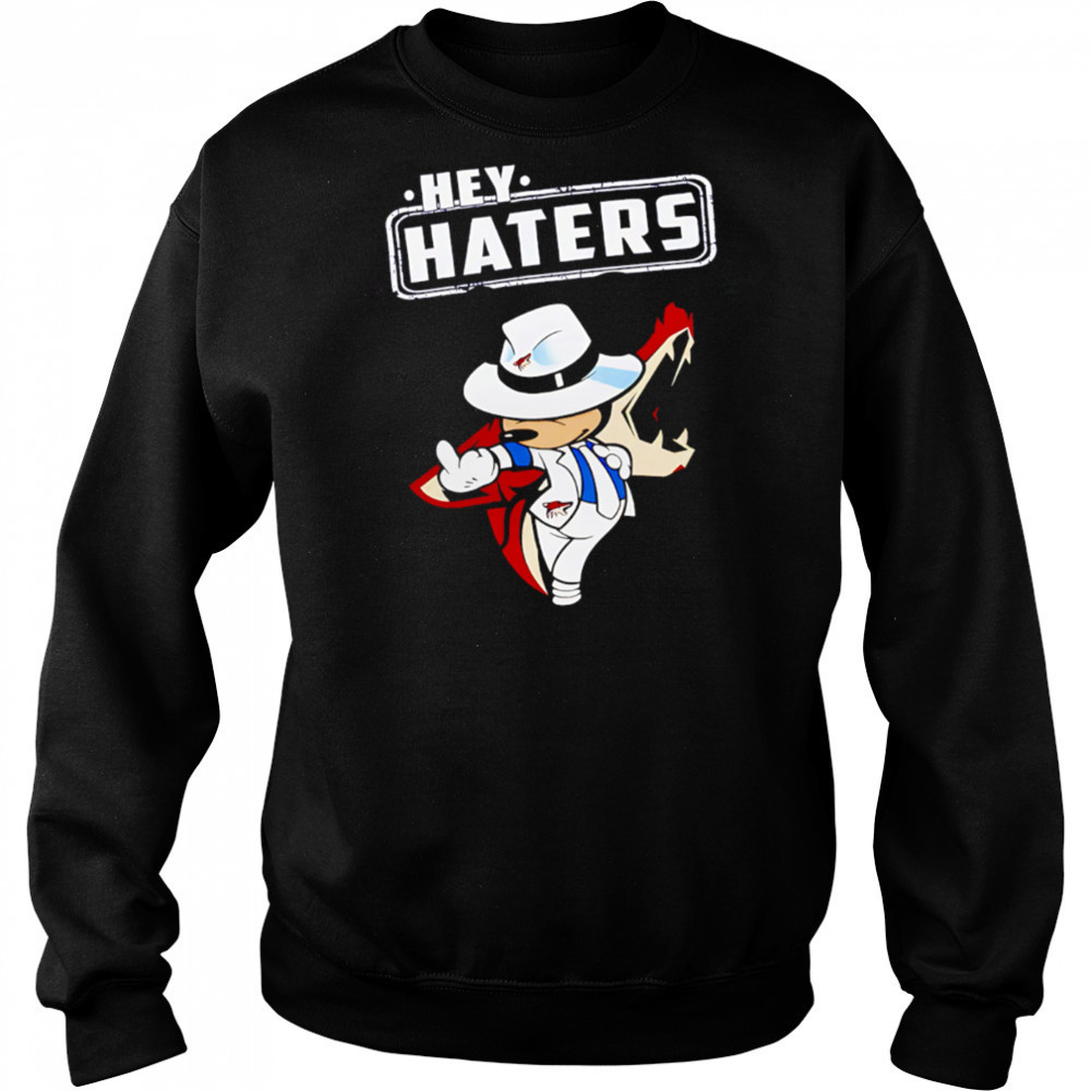 NHL Hey Haters Mickey Hockey Sports Arizona Coyotes shirt Hoodie